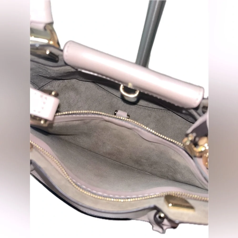 Michael Kors Blakely Leather Satchel Bag, Soft Pink